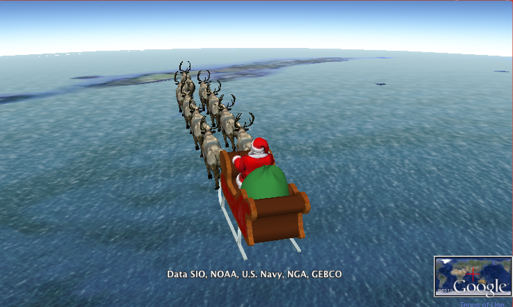 Tracking Santa With NORAD And Google Earth